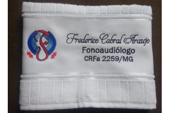 TOALHA DE ROSTO PROFISSÃO FONOAUDIOLOGIA